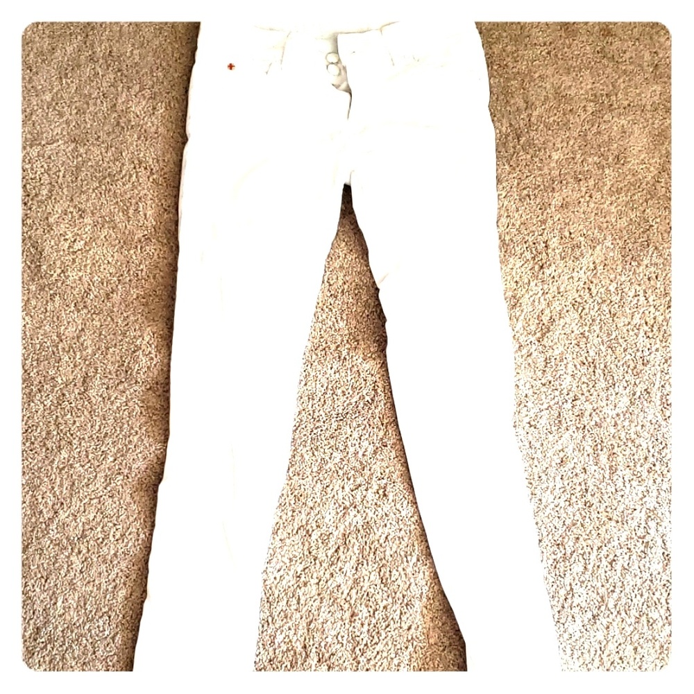 White Hudson skinny jeans